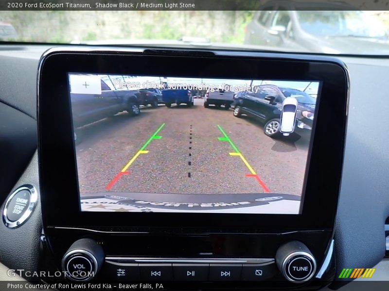 Shadow Black / Medium Light Stone 2020 Ford EcoSport Titanium