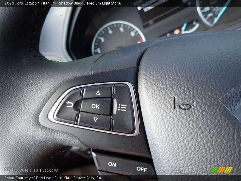 Shadow Black / Medium Light Stone 2020 Ford EcoSport Titanium