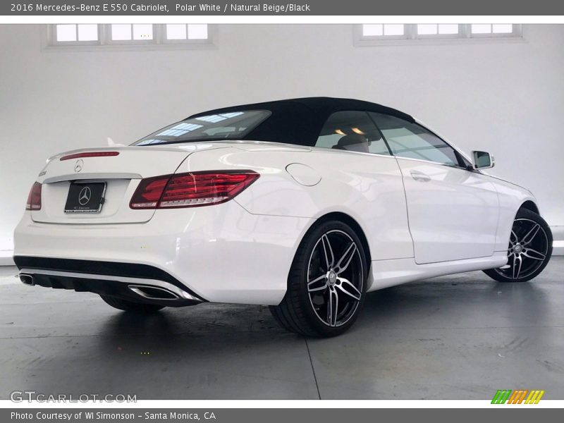 Polar White / Natural Beige/Black 2016 Mercedes-Benz E 550 Cabriolet