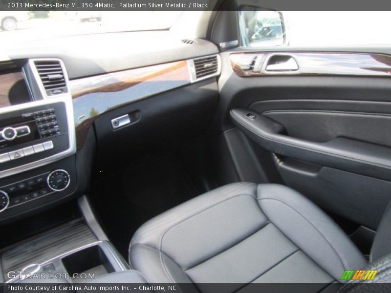 Palladium Silver Metallic / Black 2013 Mercedes-Benz ML 350 4Matic