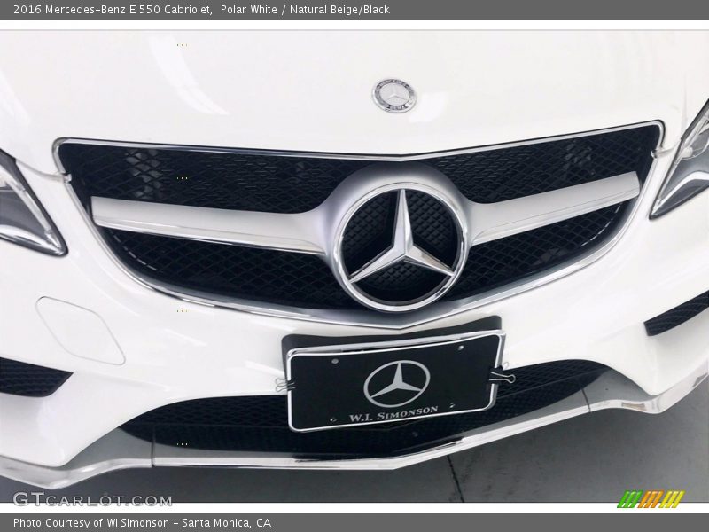 Polar White / Natural Beige/Black 2016 Mercedes-Benz E 550 Cabriolet