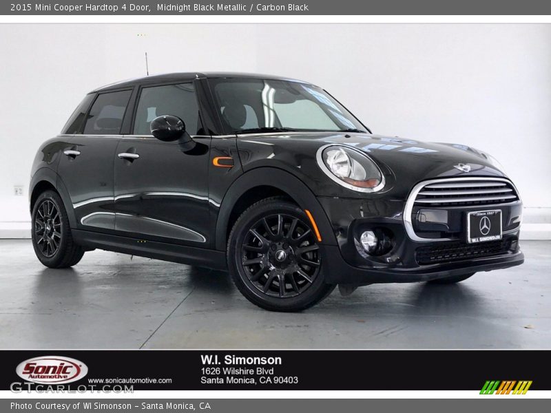 Midnight Black Metallic / Carbon Black 2015 Mini Cooper Hardtop 4 Door