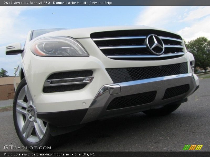 Diamond White Metallic / Almond Beige 2014 Mercedes-Benz ML 350