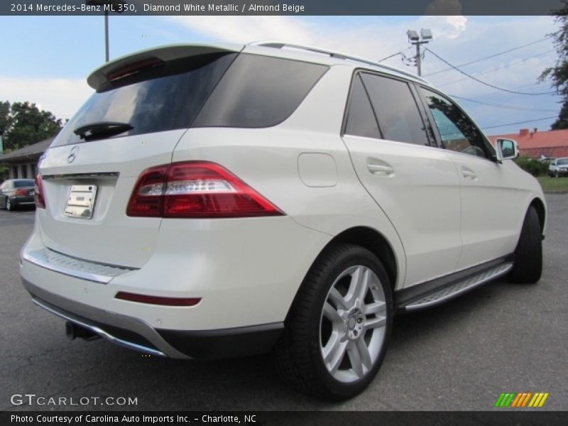 Diamond White Metallic / Almond Beige 2014 Mercedes-Benz ML 350