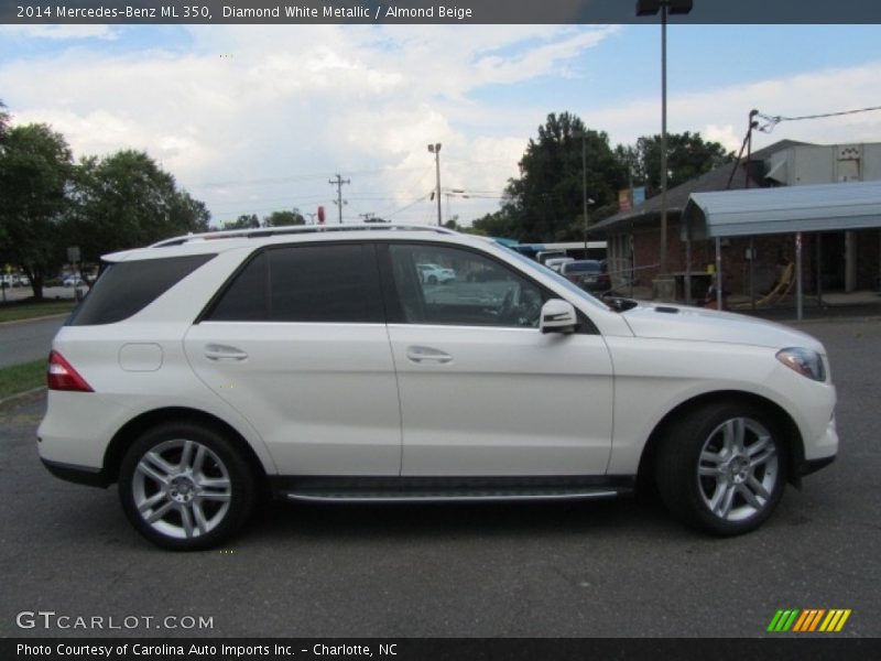 Diamond White Metallic / Almond Beige 2014 Mercedes-Benz ML 350