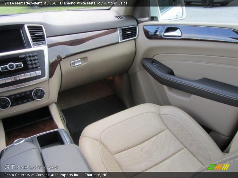 Diamond White Metallic / Almond Beige 2014 Mercedes-Benz ML 350