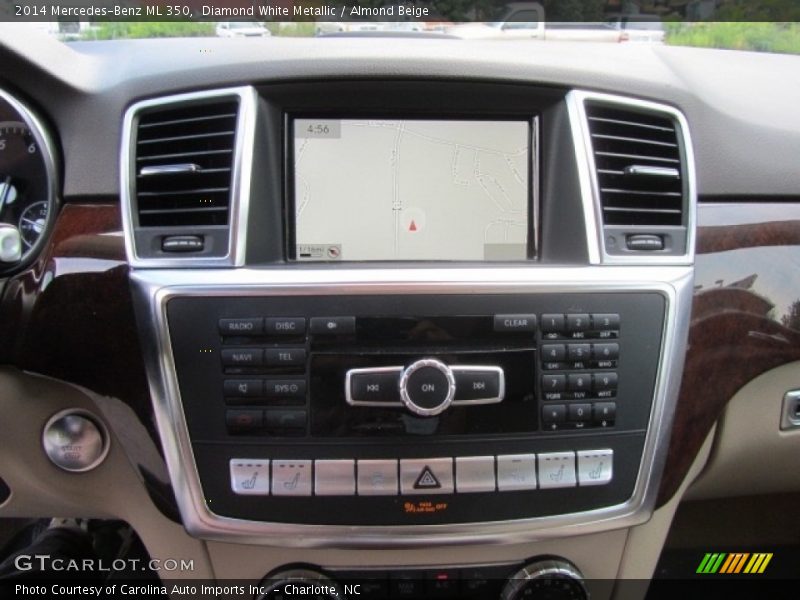 Diamond White Metallic / Almond Beige 2014 Mercedes-Benz ML 350