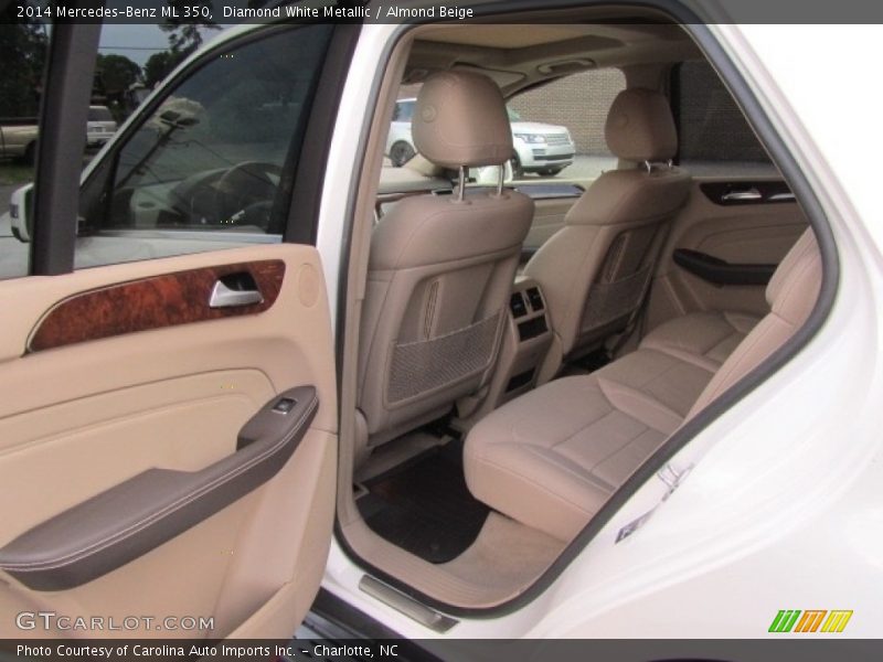 Diamond White Metallic / Almond Beige 2014 Mercedes-Benz ML 350