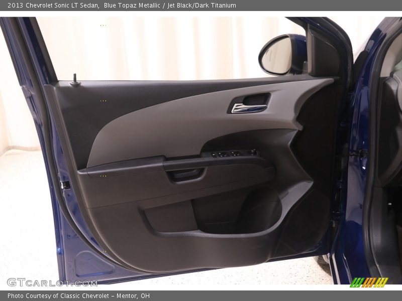 Blue Topaz Metallic / Jet Black/Dark Titanium 2013 Chevrolet Sonic LT Sedan