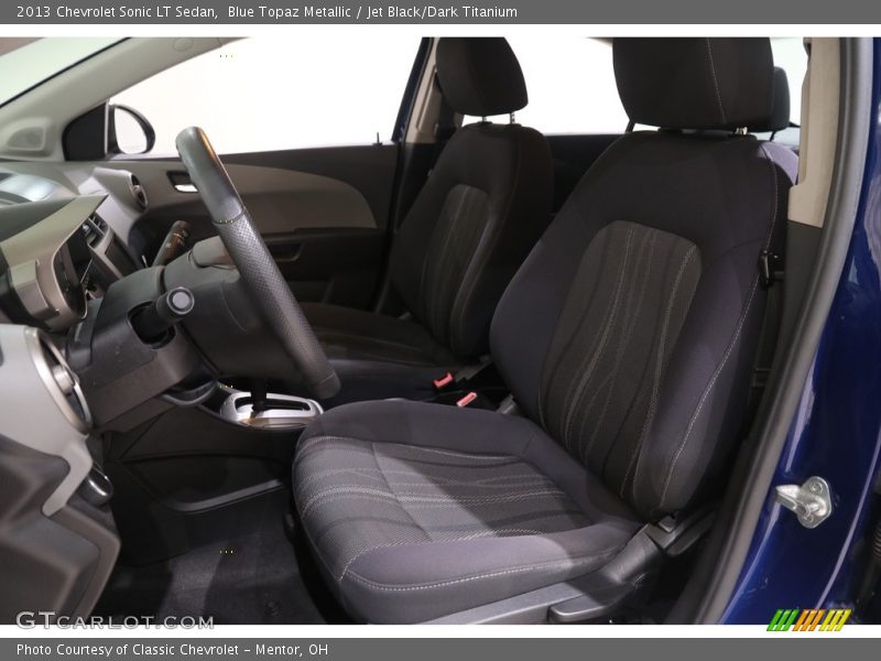 Blue Topaz Metallic / Jet Black/Dark Titanium 2013 Chevrolet Sonic LT Sedan