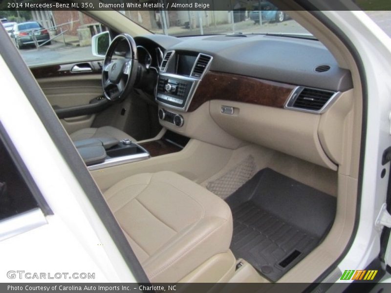 Diamond White Metallic / Almond Beige 2014 Mercedes-Benz ML 350