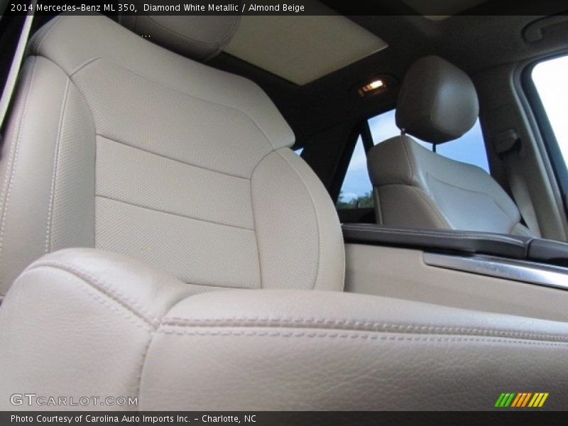 Diamond White Metallic / Almond Beige 2014 Mercedes-Benz ML 350