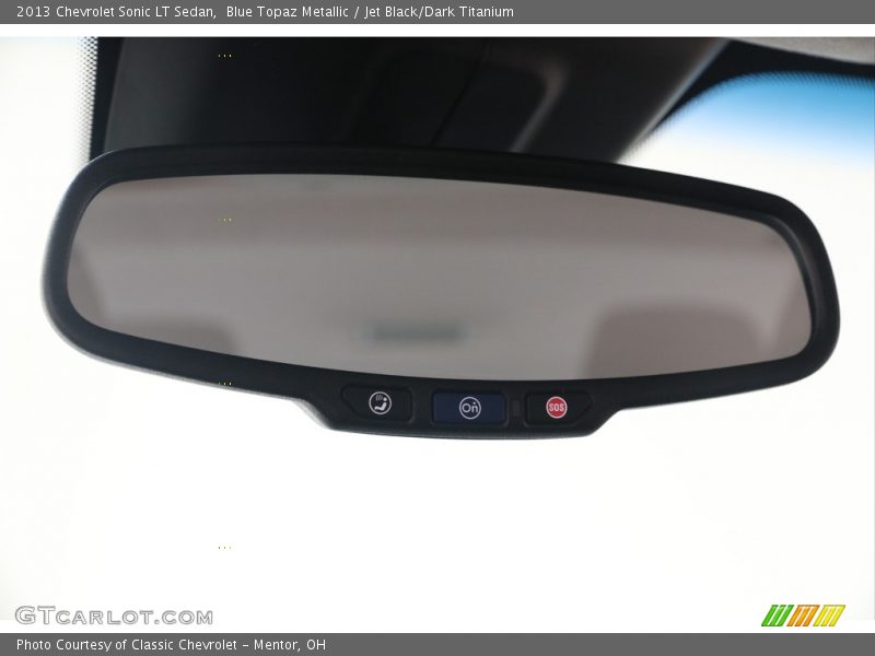 Blue Topaz Metallic / Jet Black/Dark Titanium 2013 Chevrolet Sonic LT Sedan