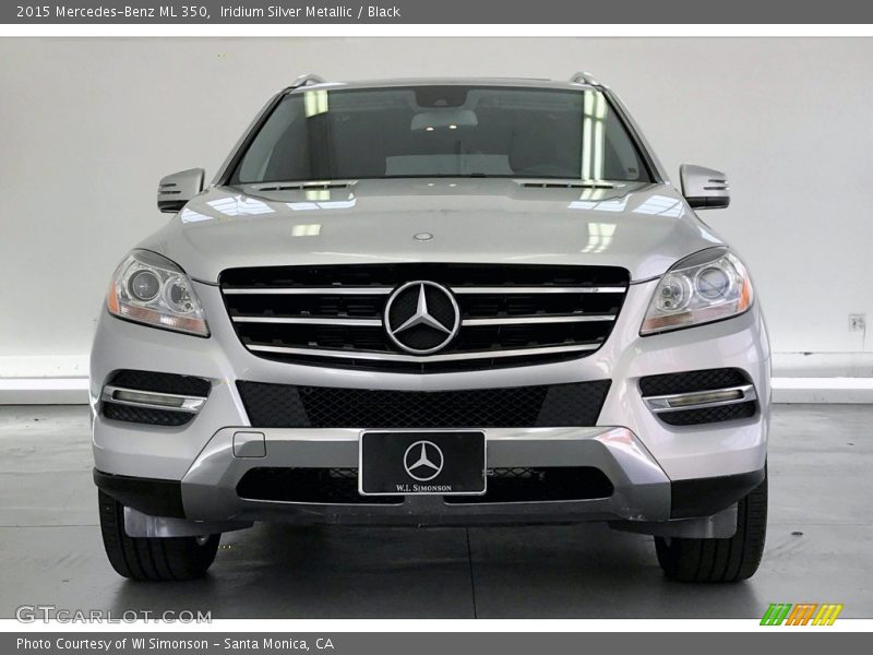 Iridium Silver Metallic / Black 2015 Mercedes-Benz ML 350