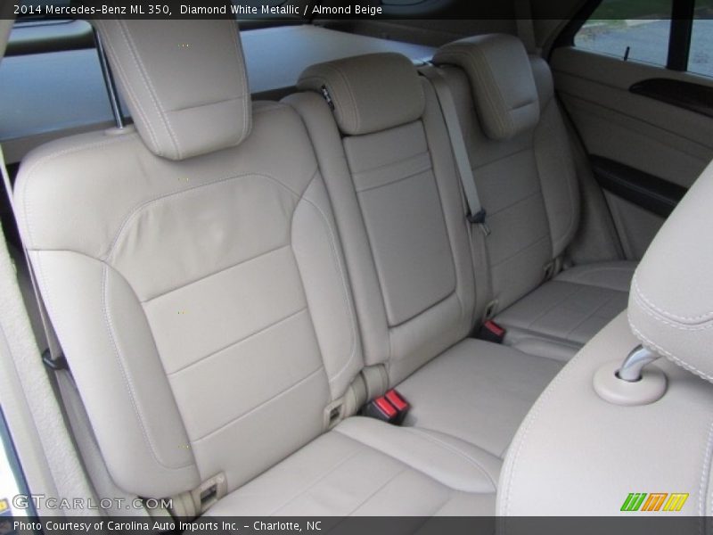 Diamond White Metallic / Almond Beige 2014 Mercedes-Benz ML 350