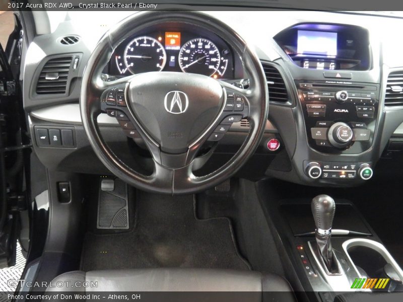 Crystal Black Pearl / Ebony 2017 Acura RDX AWD