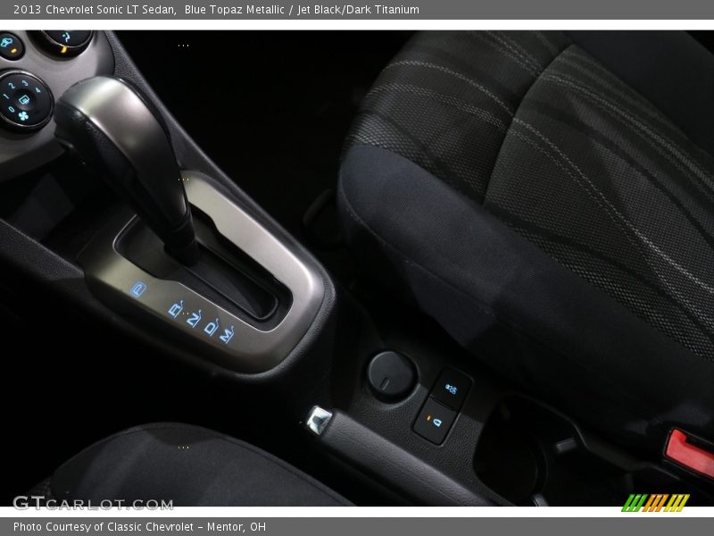 Blue Topaz Metallic / Jet Black/Dark Titanium 2013 Chevrolet Sonic LT Sedan