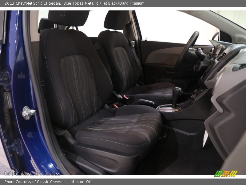 Blue Topaz Metallic / Jet Black/Dark Titanium 2013 Chevrolet Sonic LT Sedan