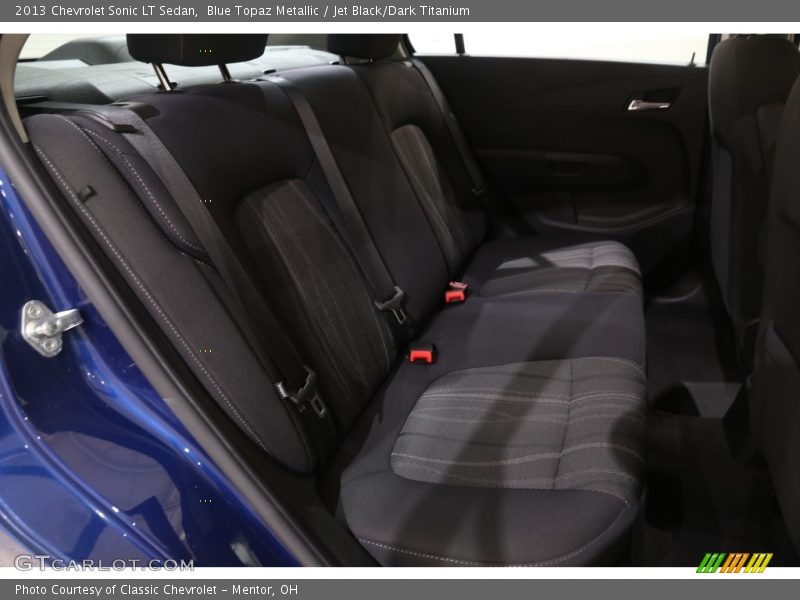 Blue Topaz Metallic / Jet Black/Dark Titanium 2013 Chevrolet Sonic LT Sedan