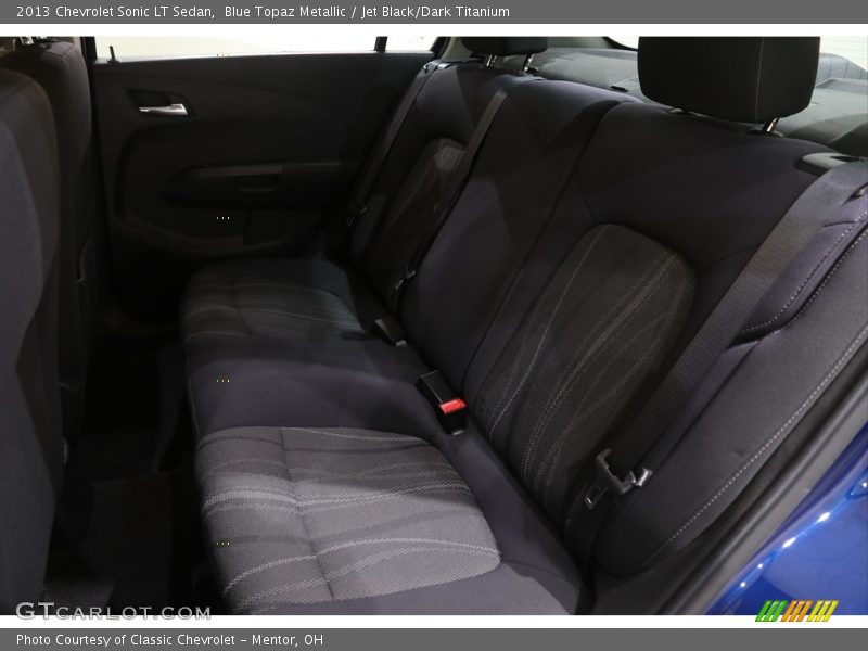 Blue Topaz Metallic / Jet Black/Dark Titanium 2013 Chevrolet Sonic LT Sedan