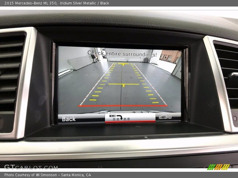 Iridium Silver Metallic / Black 2015 Mercedes-Benz ML 350