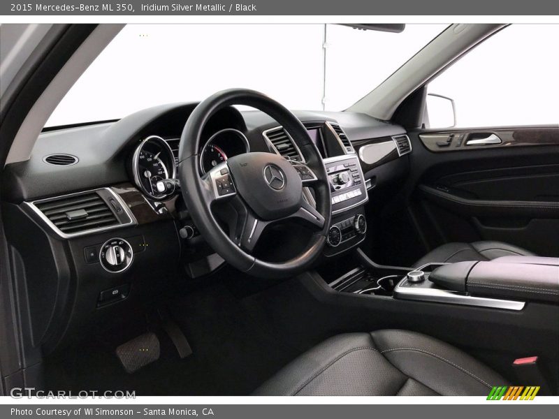 Iridium Silver Metallic / Black 2015 Mercedes-Benz ML 350
