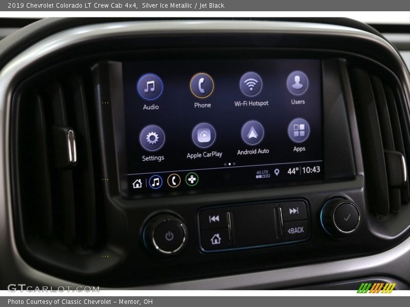 Silver Ice Metallic / Jet Black 2019 Chevrolet Colorado LT Crew Cab 4x4