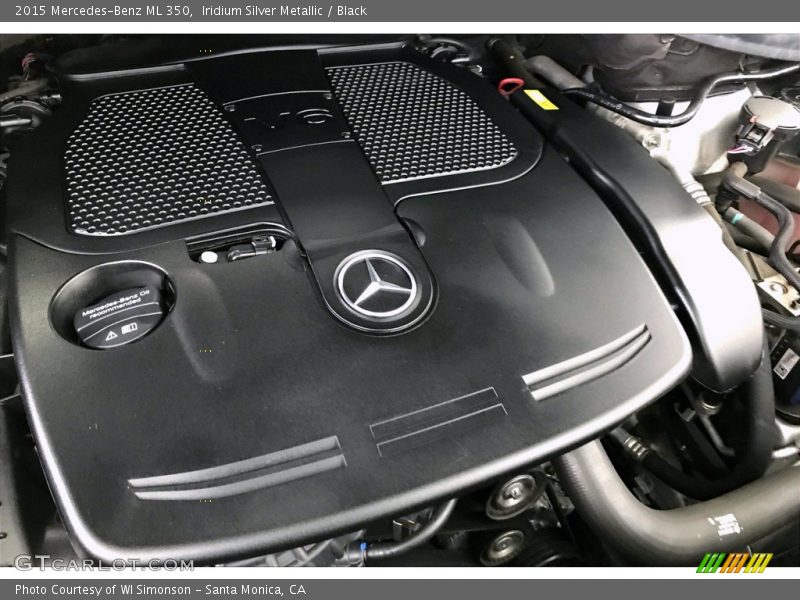 Iridium Silver Metallic / Black 2015 Mercedes-Benz ML 350