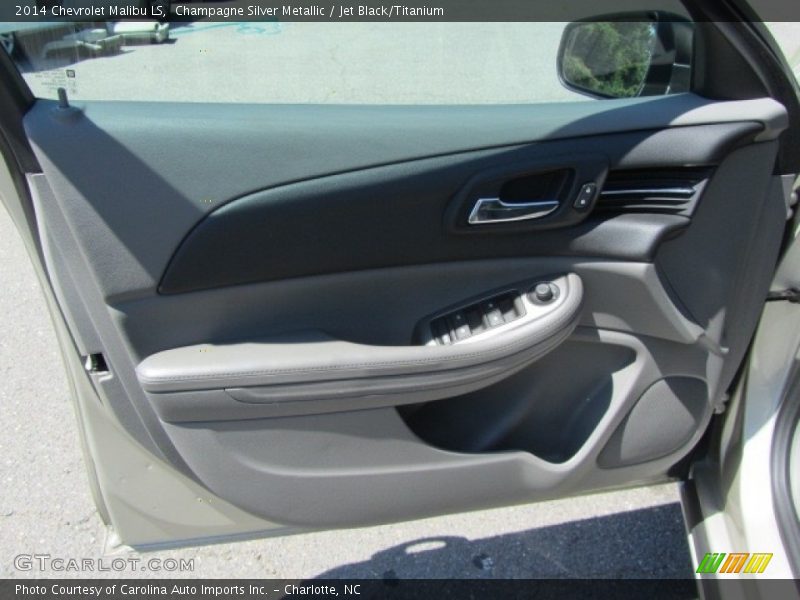 Champagne Silver Metallic / Jet Black/Titanium 2014 Chevrolet Malibu LS