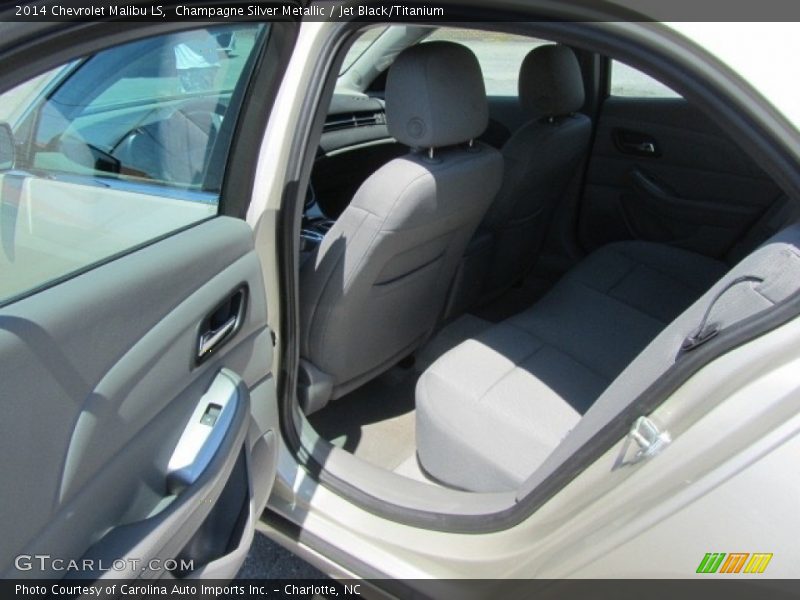 Champagne Silver Metallic / Jet Black/Titanium 2014 Chevrolet Malibu LS