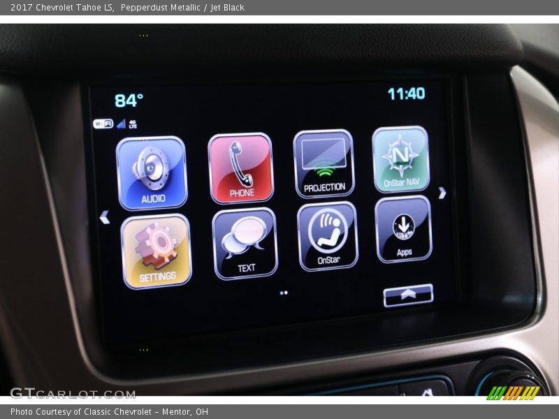Pepperdust Metallic / Jet Black 2017 Chevrolet Tahoe LS