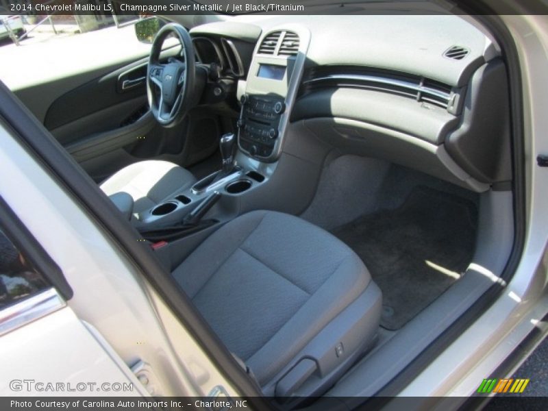 Champagne Silver Metallic / Jet Black/Titanium 2014 Chevrolet Malibu LS
