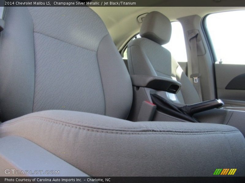 Champagne Silver Metallic / Jet Black/Titanium 2014 Chevrolet Malibu LS