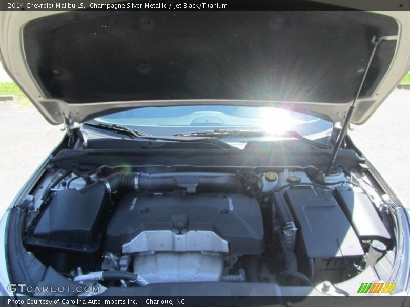 Champagne Silver Metallic / Jet Black/Titanium 2014 Chevrolet Malibu LS