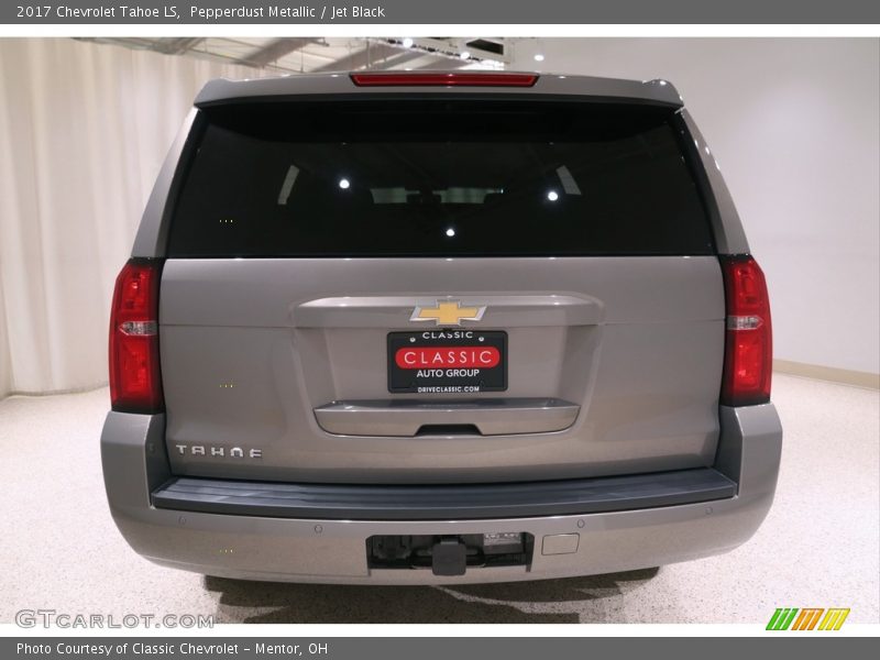 Pepperdust Metallic / Jet Black 2017 Chevrolet Tahoe LS