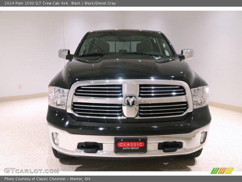 Black / Black/Diesel Gray 2014 Ram 1500 SLT Crew Cab 4x4