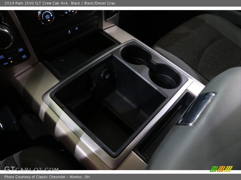 Black / Black/Diesel Gray 2014 Ram 1500 SLT Crew Cab 4x4