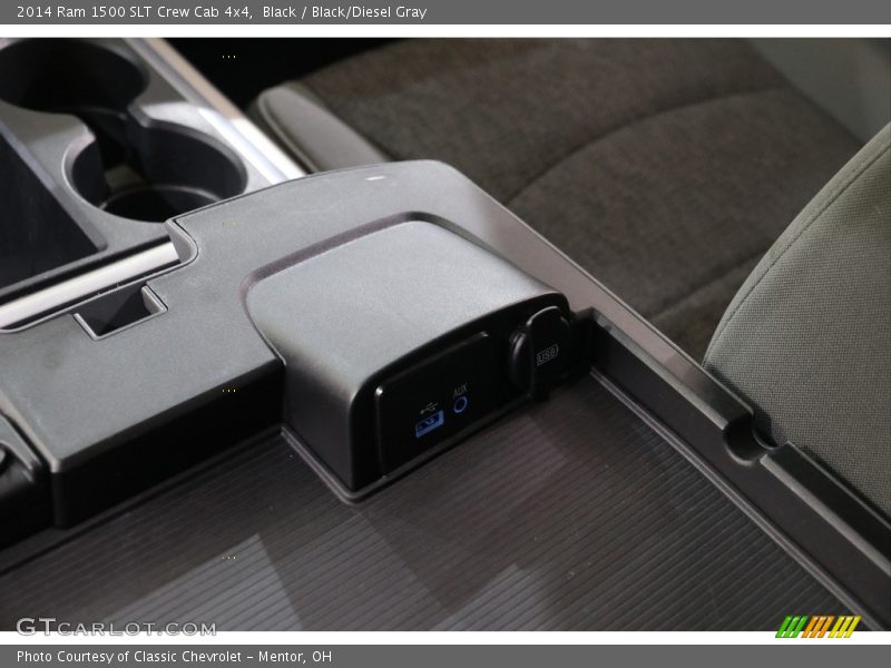 Black / Black/Diesel Gray 2014 Ram 1500 SLT Crew Cab 4x4