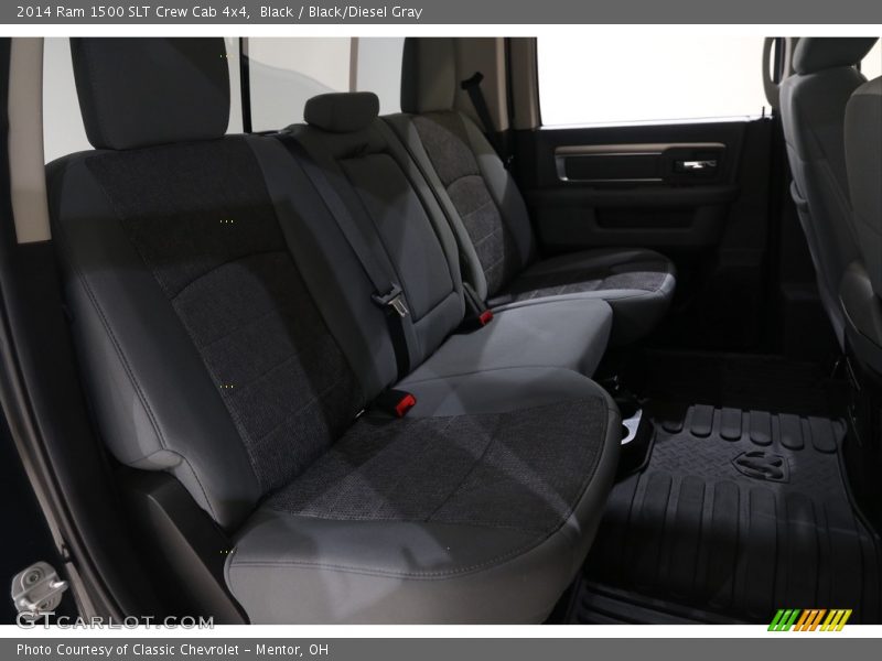 Black / Black/Diesel Gray 2014 Ram 1500 SLT Crew Cab 4x4