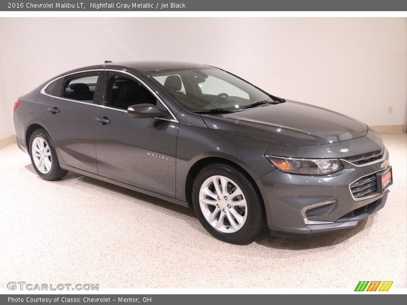 Nightfall Gray Metallic / Jet Black 2016 Chevrolet Malibu LT