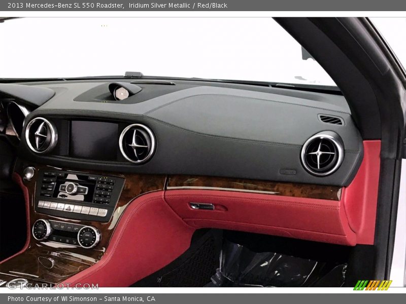 Iridium Silver Metallic / Red/Black 2013 Mercedes-Benz SL 550 Roadster