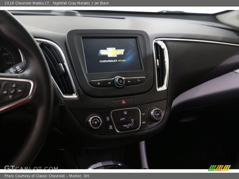 Nightfall Gray Metallic / Jet Black 2016 Chevrolet Malibu LT