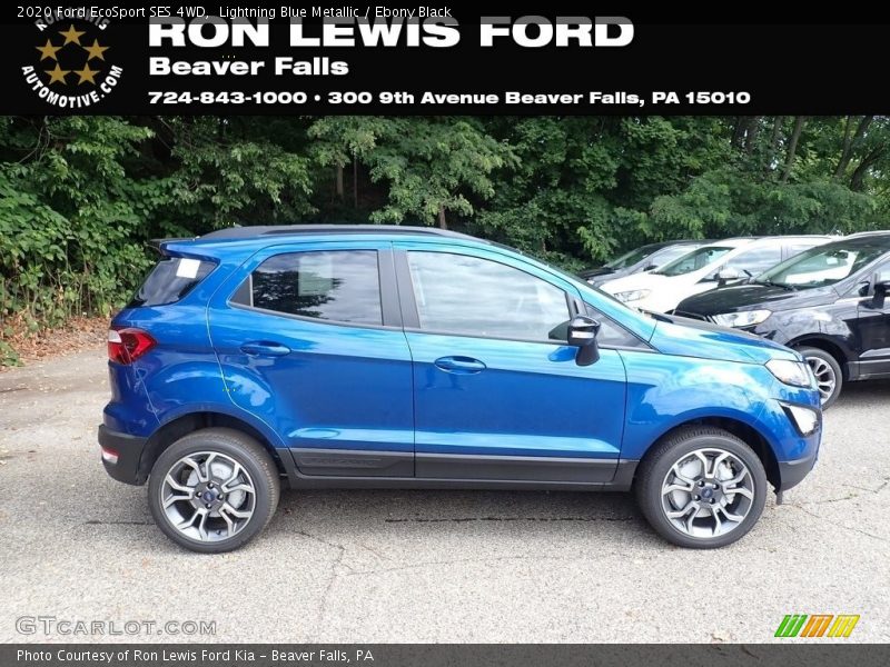 Lightning Blue Metallic / Ebony Black 2020 Ford EcoSport SES 4WD