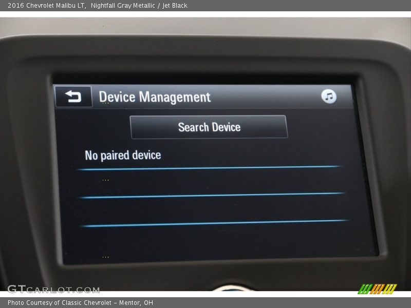 Nightfall Gray Metallic / Jet Black 2016 Chevrolet Malibu LT