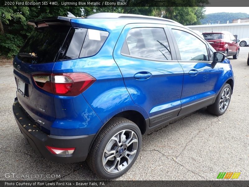 Lightning Blue Metallic / Ebony Black 2020 Ford EcoSport SES 4WD