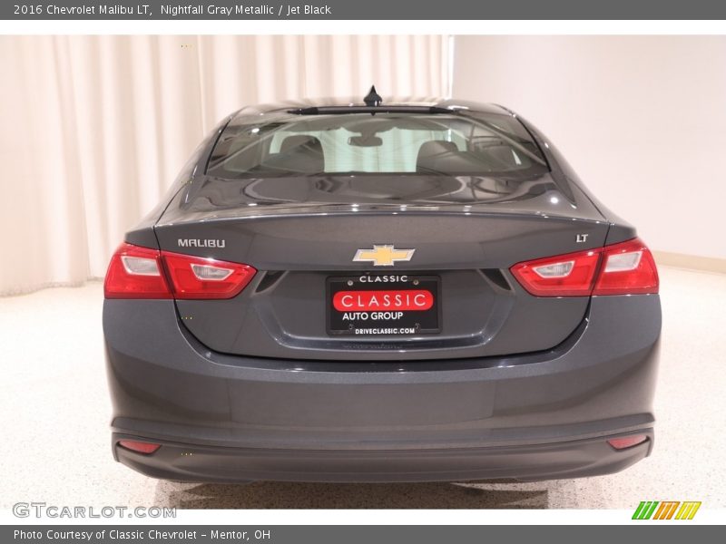Nightfall Gray Metallic / Jet Black 2016 Chevrolet Malibu LT