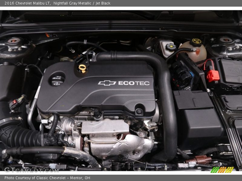Nightfall Gray Metallic / Jet Black 2016 Chevrolet Malibu LT