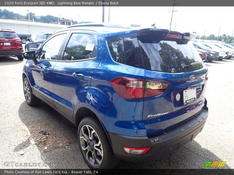 Lightning Blue Metallic / Ebony Black 2020 Ford EcoSport SES 4WD