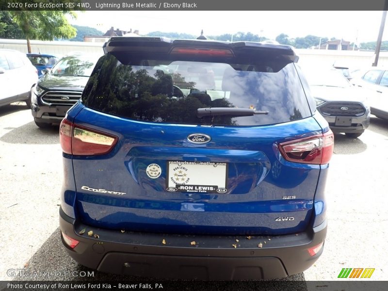 Lightning Blue Metallic / Ebony Black 2020 Ford EcoSport SES 4WD