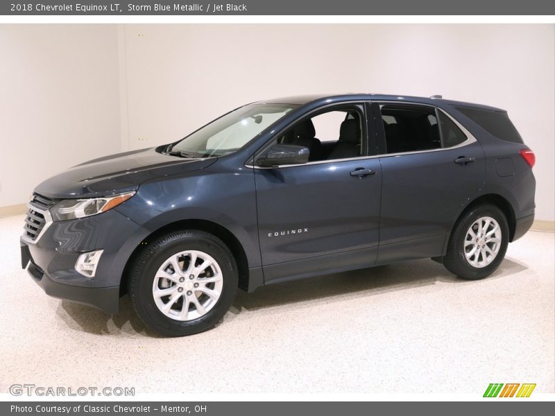 Storm Blue Metallic / Jet Black 2018 Chevrolet Equinox LT